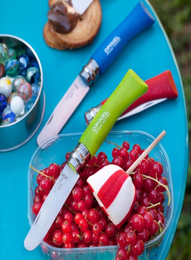 Opinel No 7 Round End Safety Red - Image 5